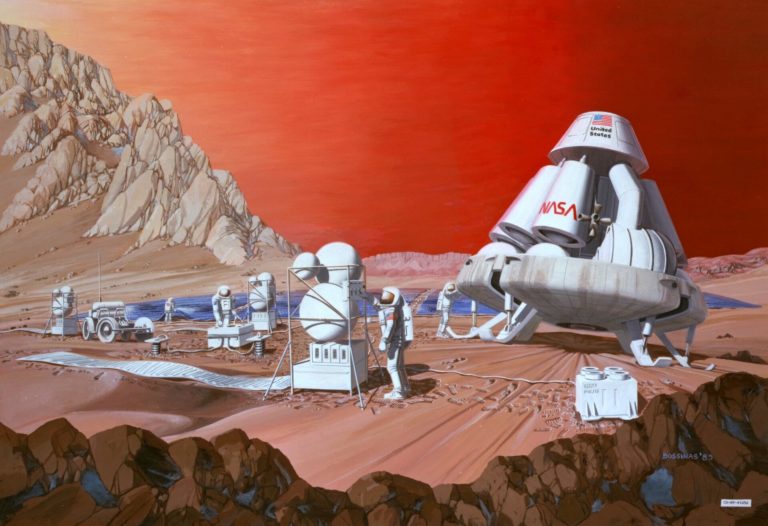 Концепция NASA пилотируемой экспедиции на Марс