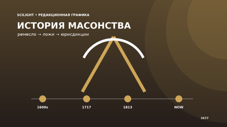Хронология масонства от ремесленных лож до современных юрисдикций