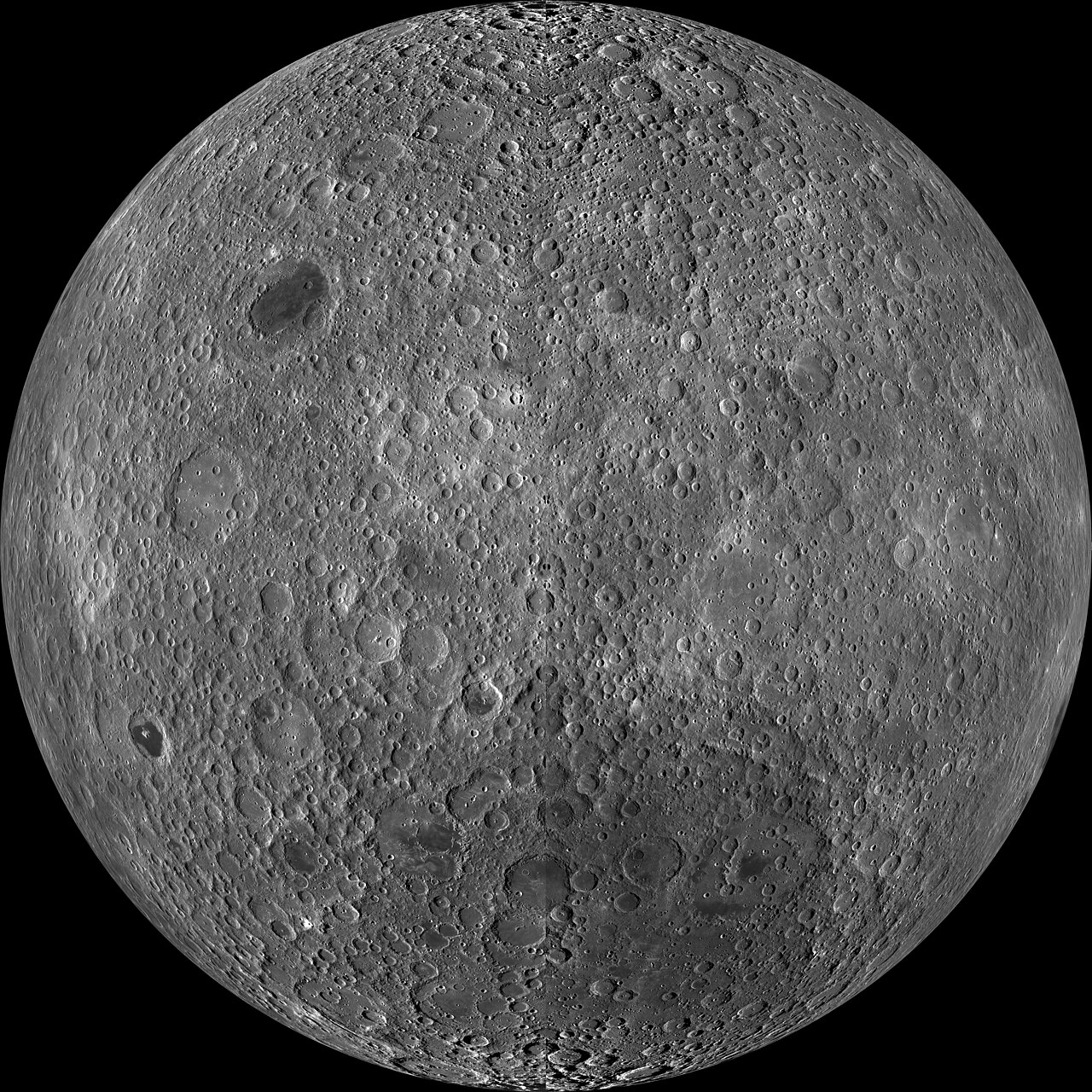 Дальняя сторона Луны по данным Lunar Reconnaissance Orbiter